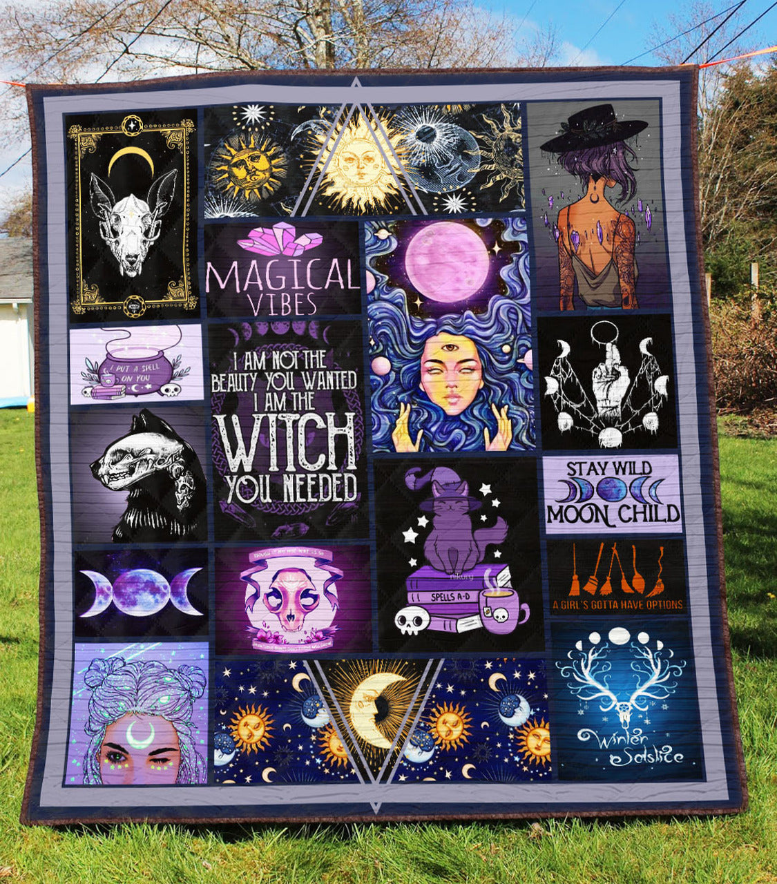 Wicca Magical Vibes - Witch Quilt 0822