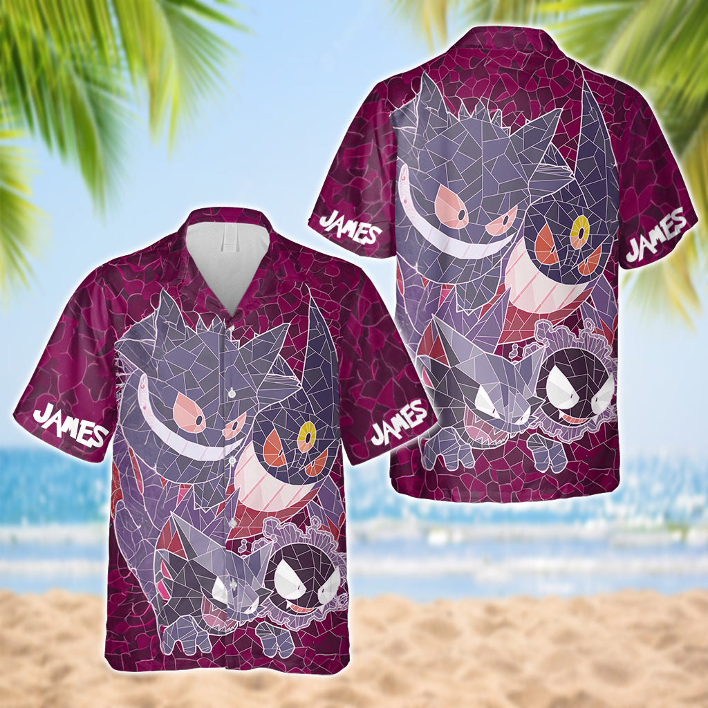 Hello Darkness My Old Friend - Personalized Monster Trainer Hawaiian Shirt