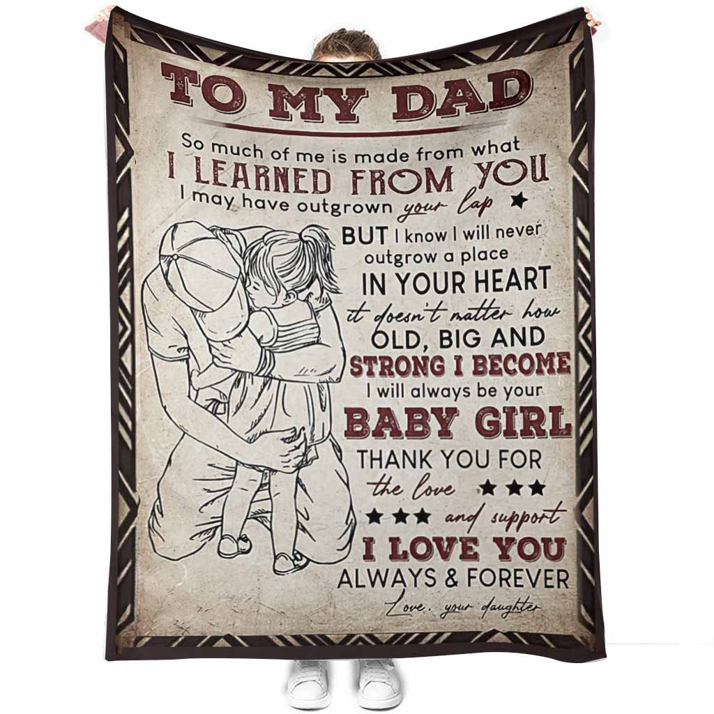 To My Dad - Father Blanket 082021