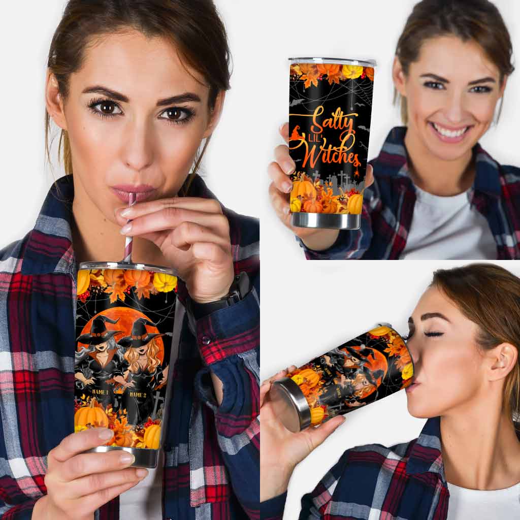 Salty Lil' Witches Personalized Tumbler