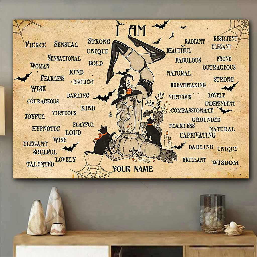 I Am A Witch Personalized Poster