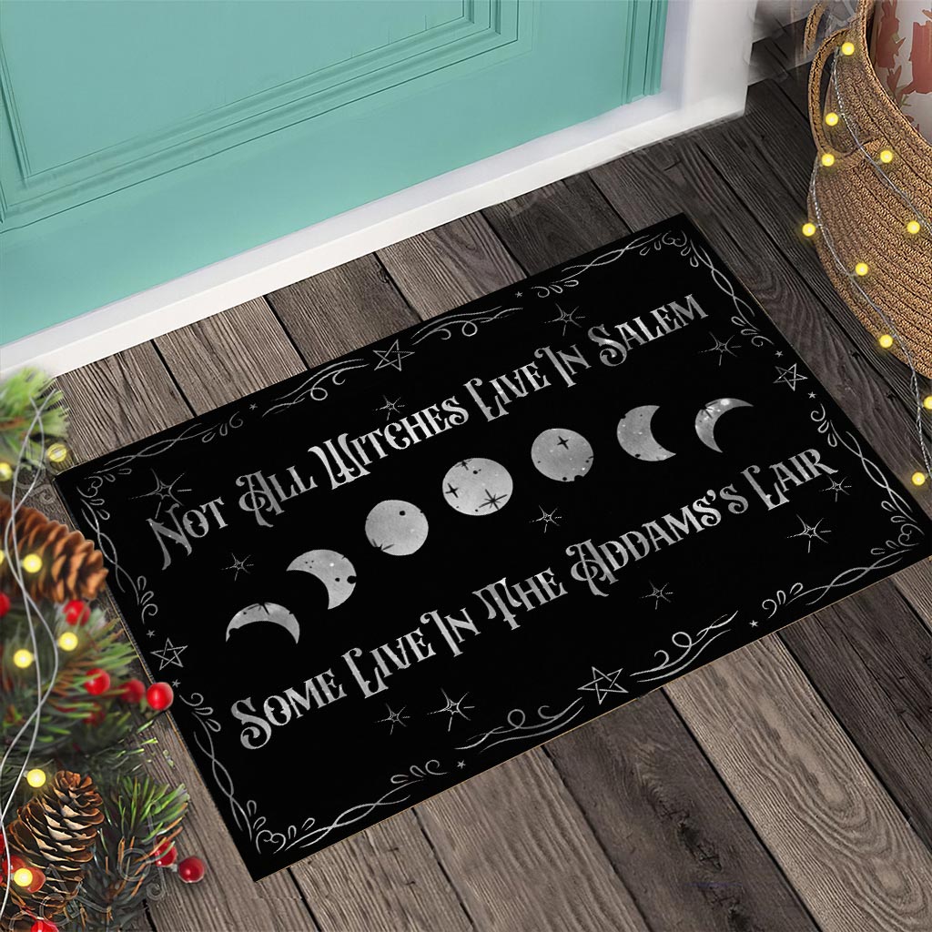 Not All Witches Live In Salem - Personalized Halloween Doormat