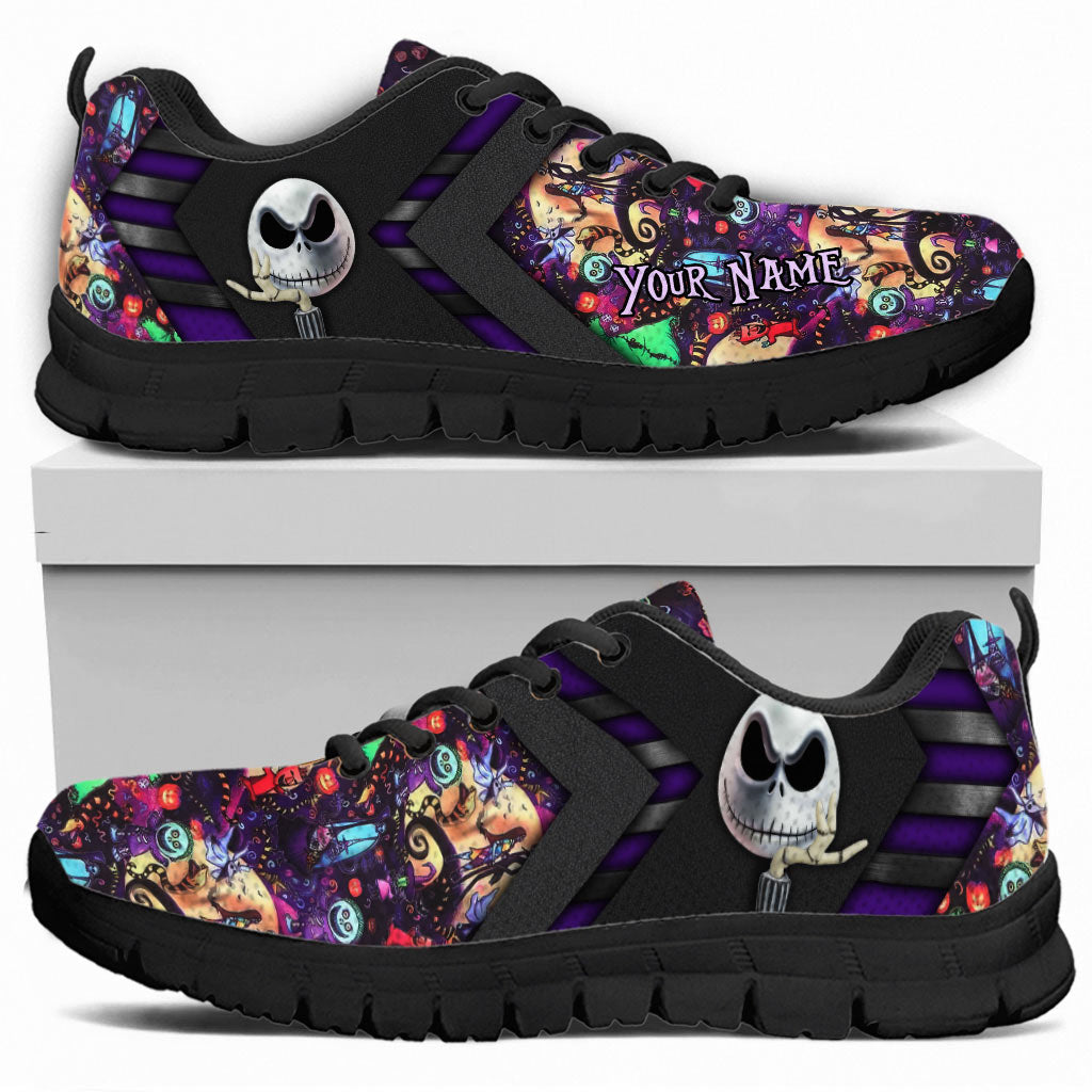 Hello Darkness My Old Friend Nightmare - Personalized Sneakers