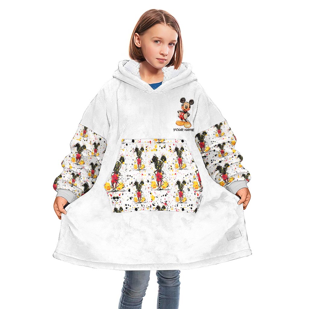 Magic Mouse Ears - Personalized Mouse Blanket Hoodie