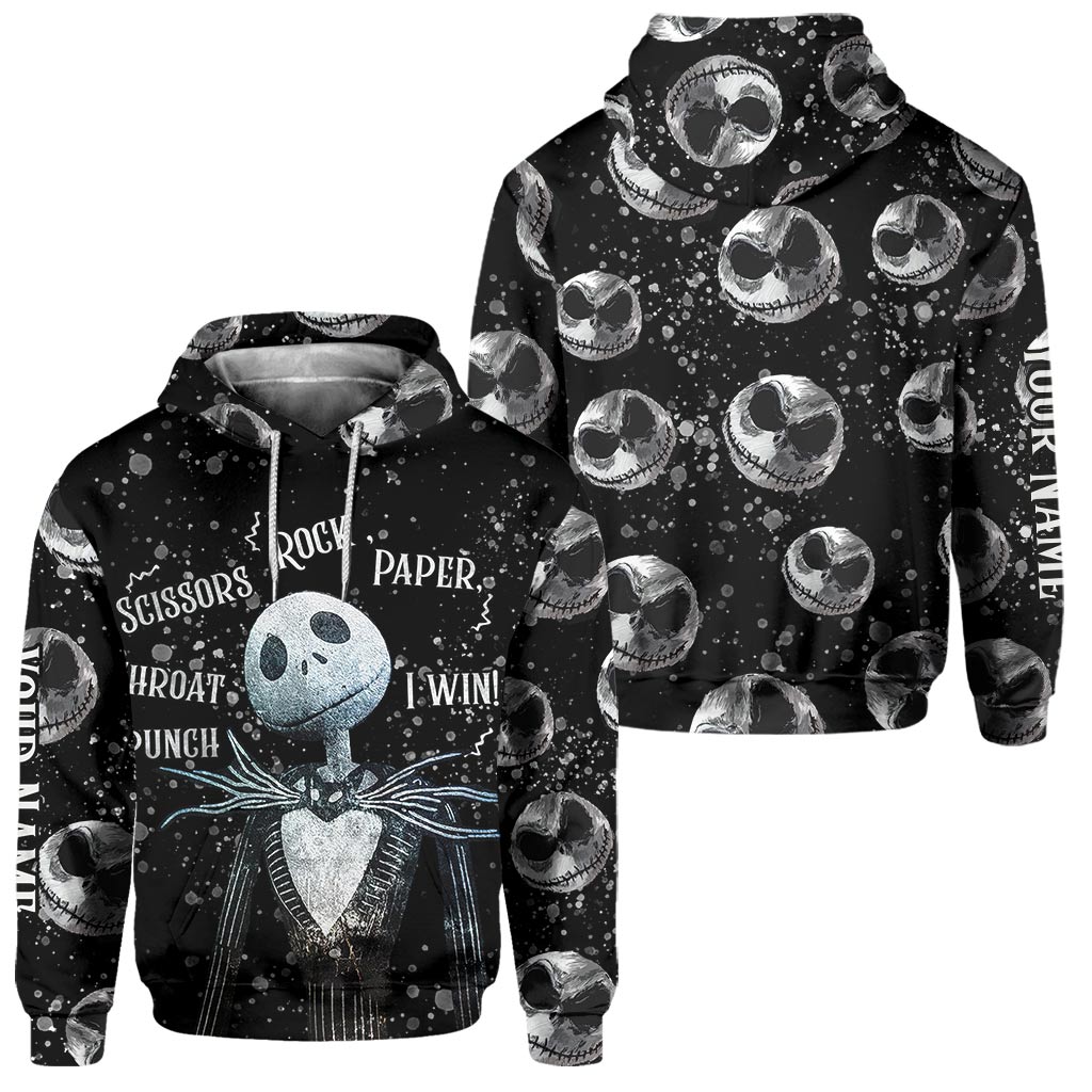 Rock Paper Scissors - Personalized Nightmare Hoodie and Sweatpants