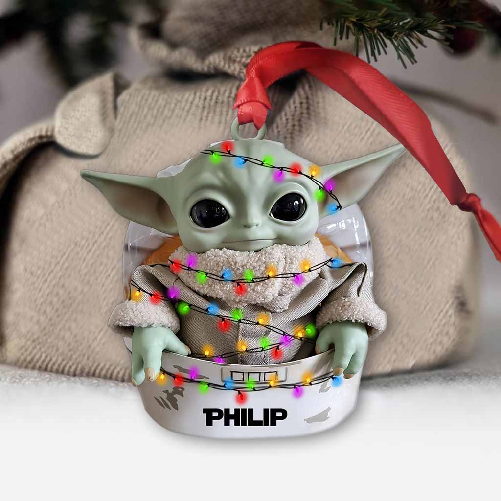 All I Want For Christmas - Personalized Ornament (Printed On Both Sides)