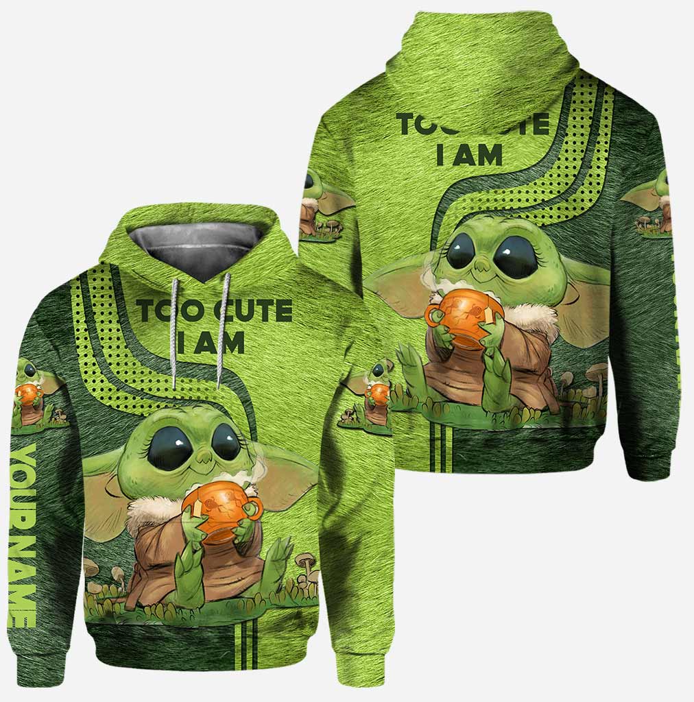 Too Cute I Am - Personalized Hoodie and Leggings