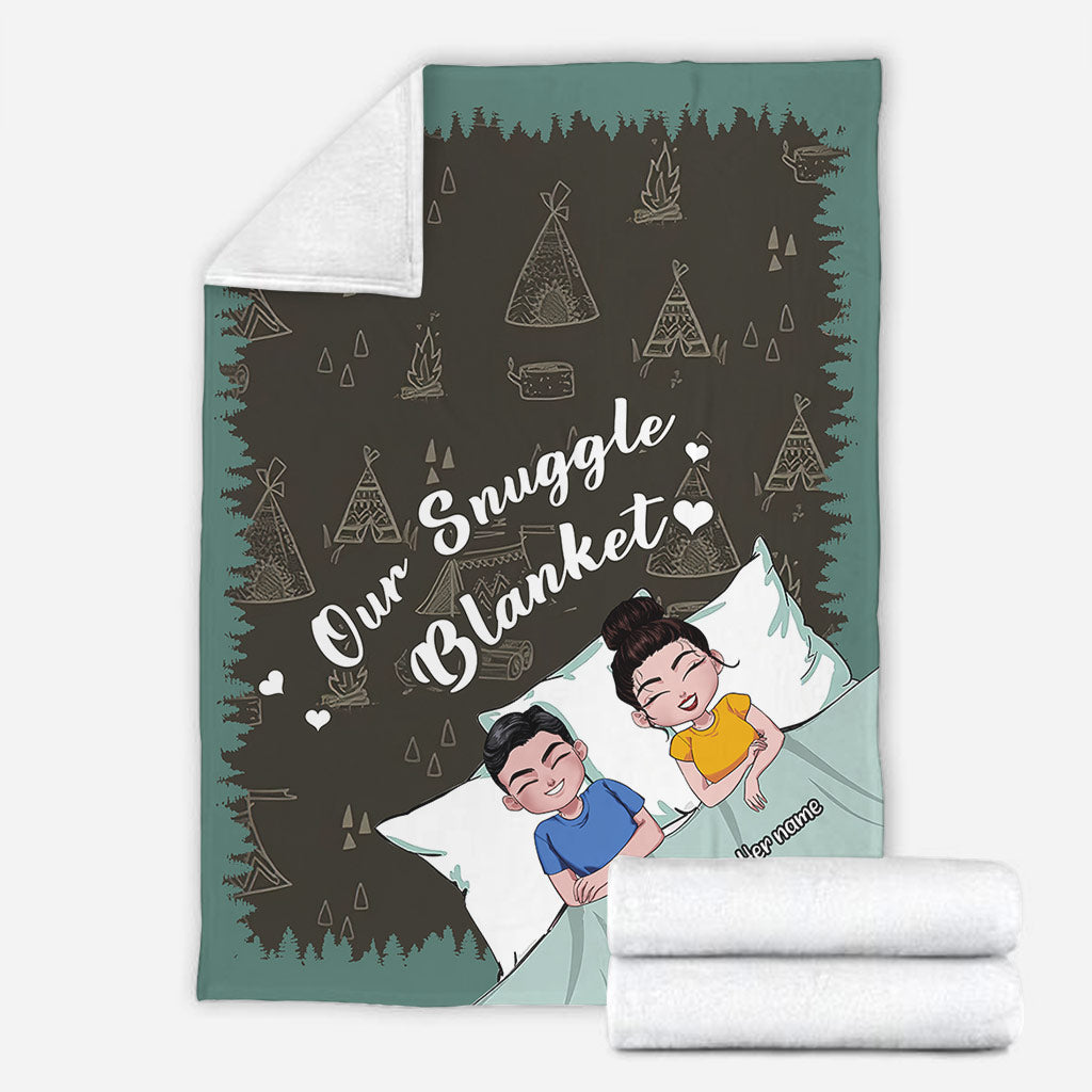 Our Snuggle Camping Blanket - Personalized Blanket