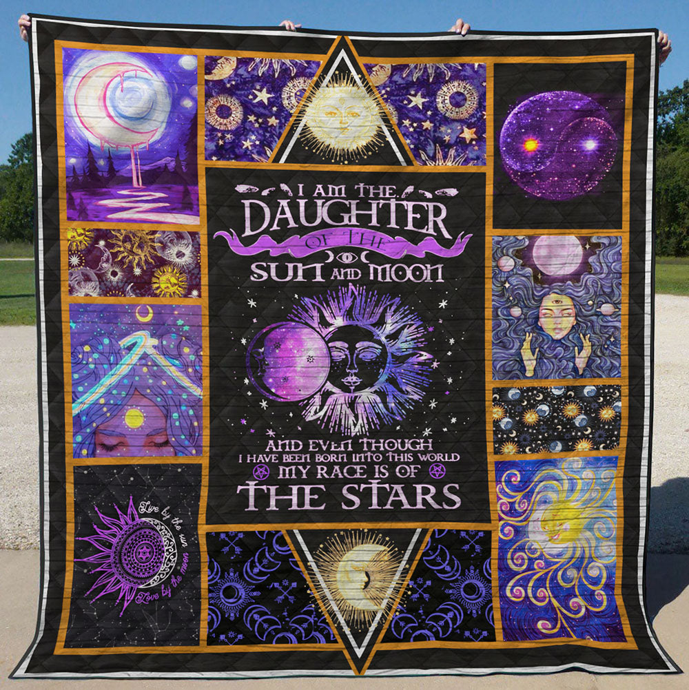 I Am A Daughter Of The Sun And Moon - Witch Quilt 0822