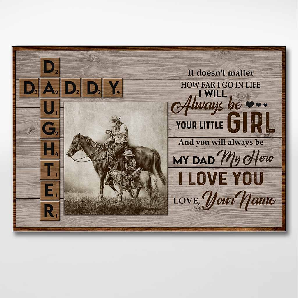 Your Little Girl - Horse Personalized Poster