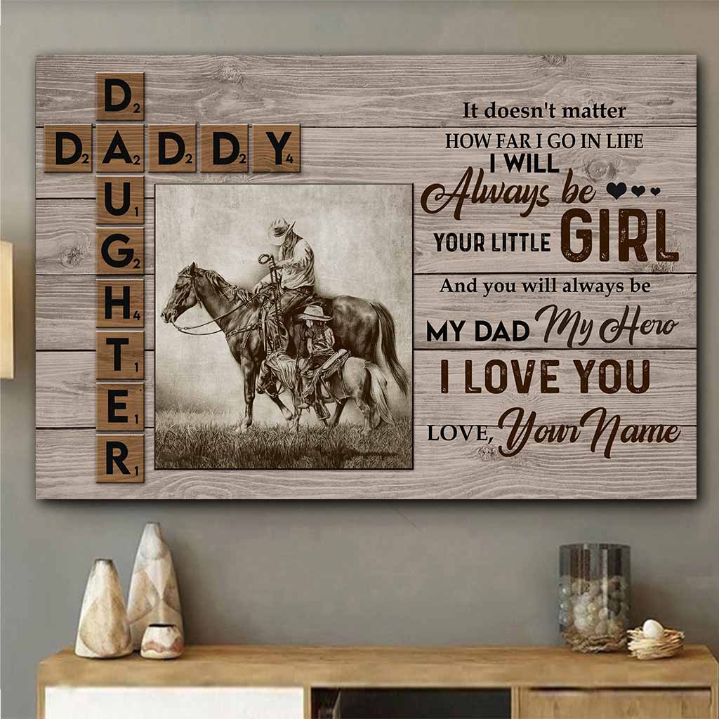Your Little Girl - Horse Personalized Poster