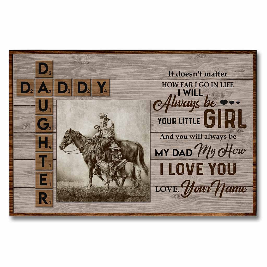 Your Little Girl - Horse Personalized Poster