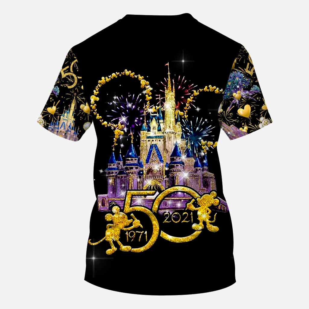 50th Anniversary Magic Kingdom - Personalized Mouse All Over T-shirt and Hoodie