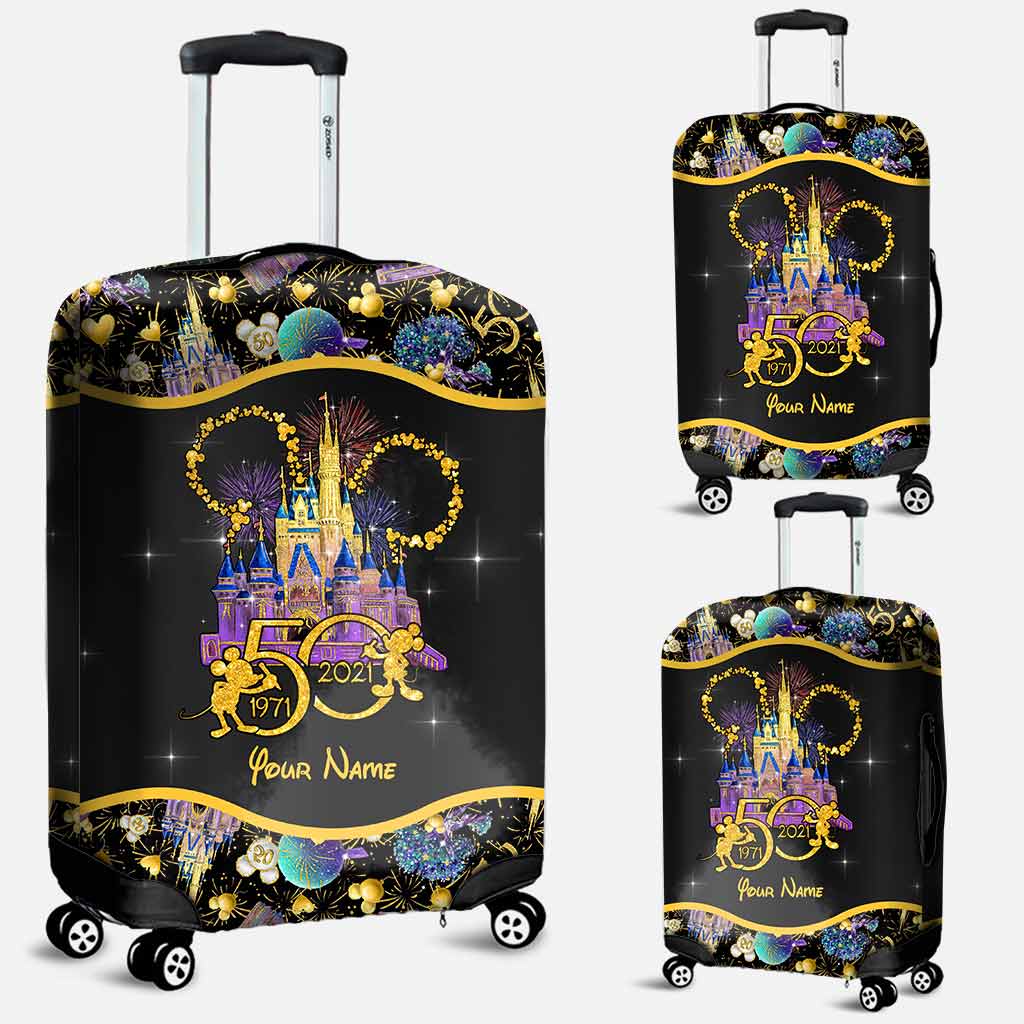 50 Years Of Magic - Personalized Mouse Luggage Cover