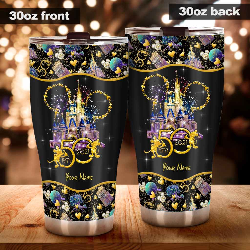 50th Anniversary Magic Kingdom - Personalized Mouse Tumbler