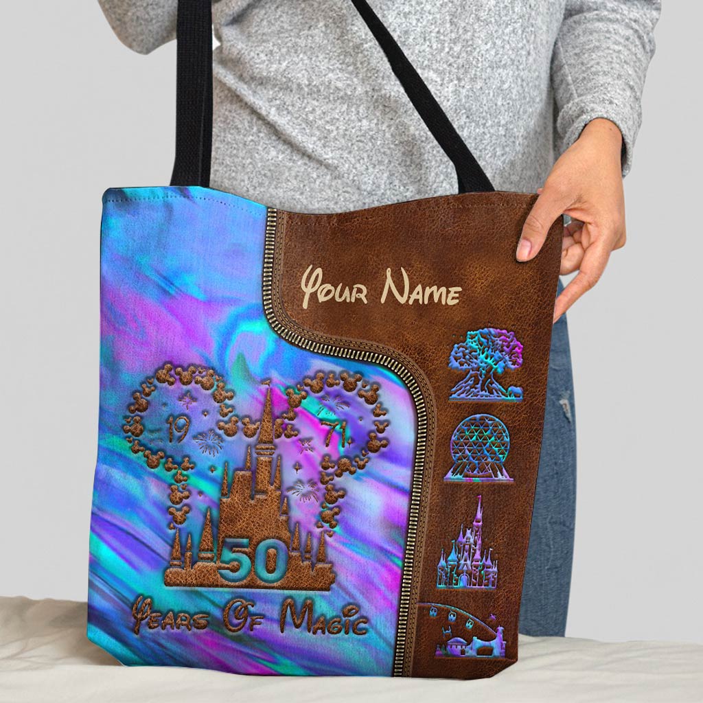 50 Years Of Magic - Personalized Mouse Tote Bag