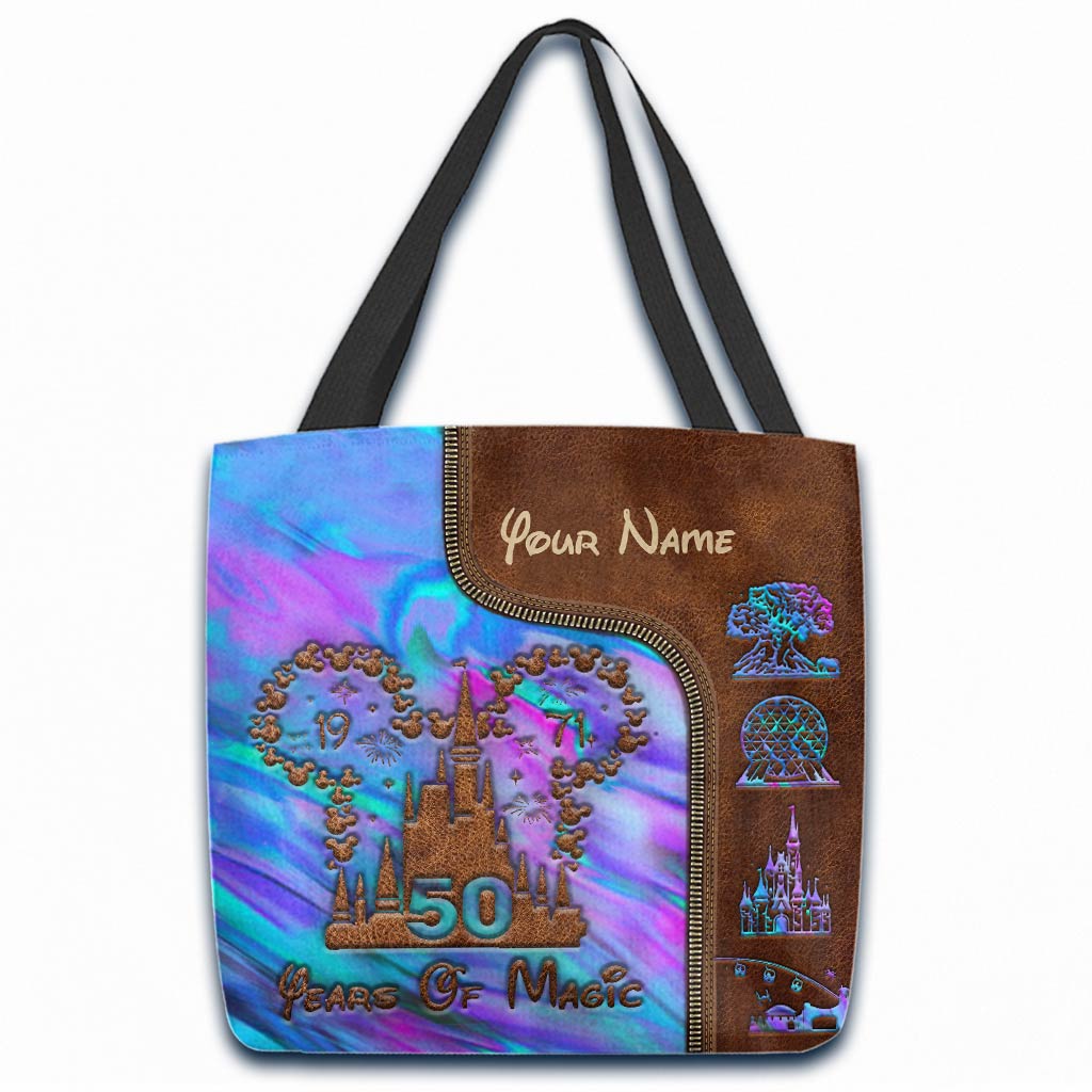 50 Years Of Magic - Personalized Mouse Tote Bag