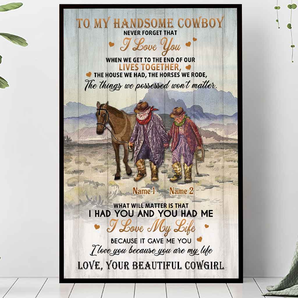 You Had Me & I Had You - Personalized Horse Poster