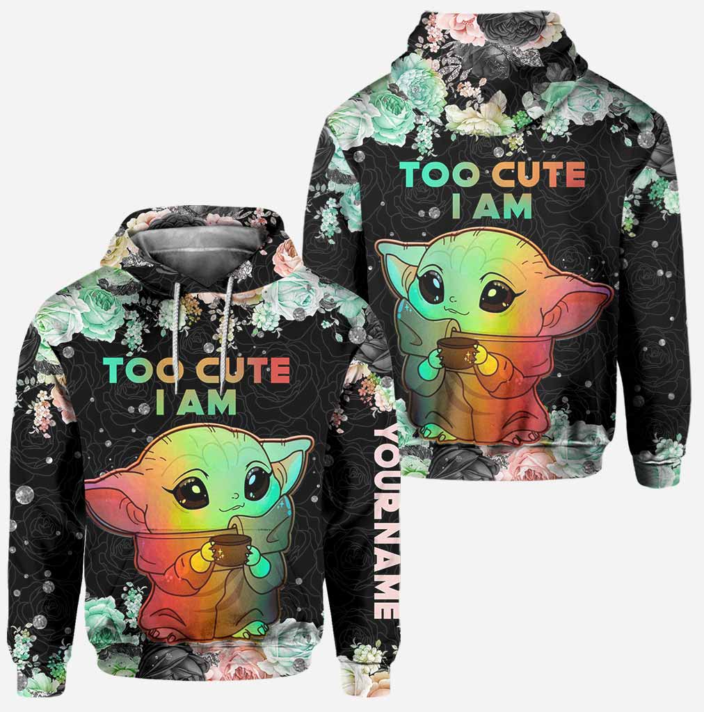 Too Cute I Am - Personalized Hoodie and Leggings