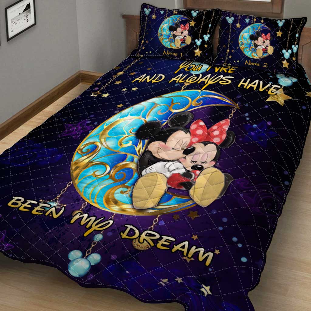 You & Me We Got This - Personalized Mouse Quilt Set