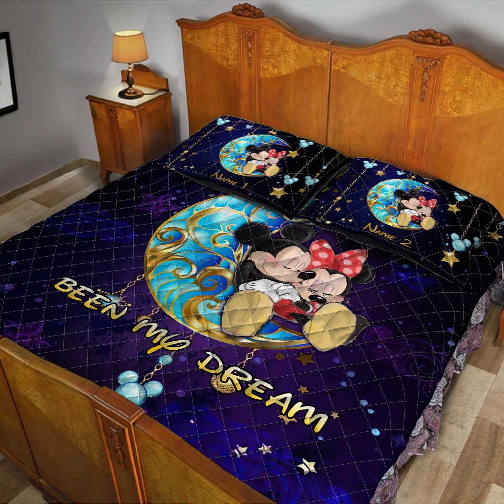 You & Me We Got This - Personalized Mouse Quilt Set