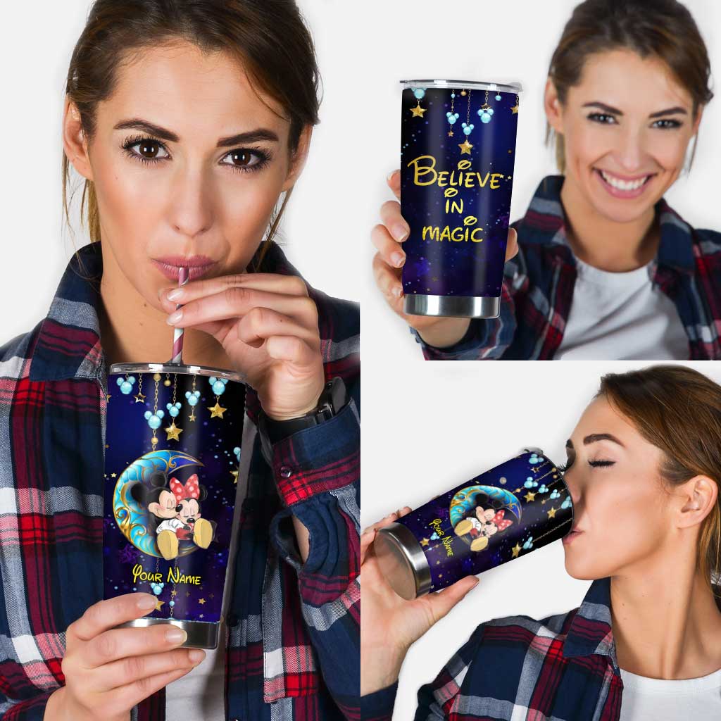 Believe In Magic - Personalized Mouse Tumbler