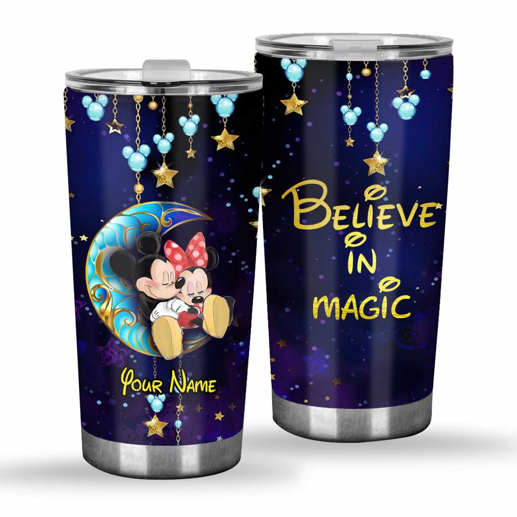 Believe In Magic - Personalized Mouse Tumbler