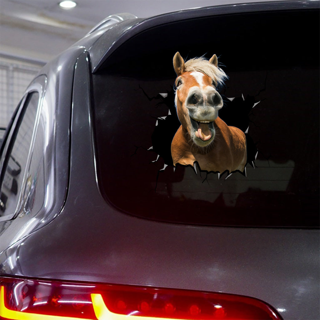 Funny Horses - Horse Decal Die Cut