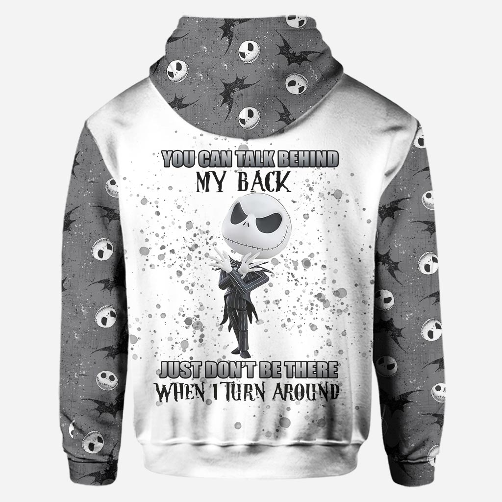 You Can Talk Behind My Back - Personalized Nightmare Hoodie and Leggings