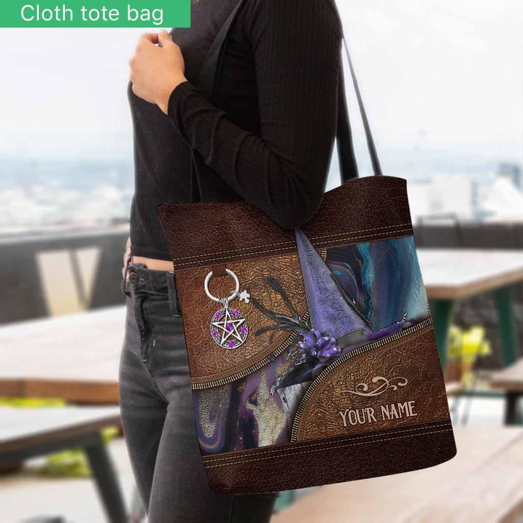 Witch Hat - Personalized Witch Tote Bag