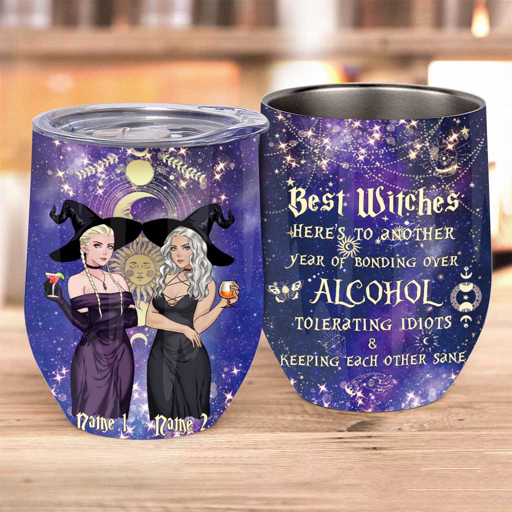 Best Witches - Personalized Witch Wine Tumbler