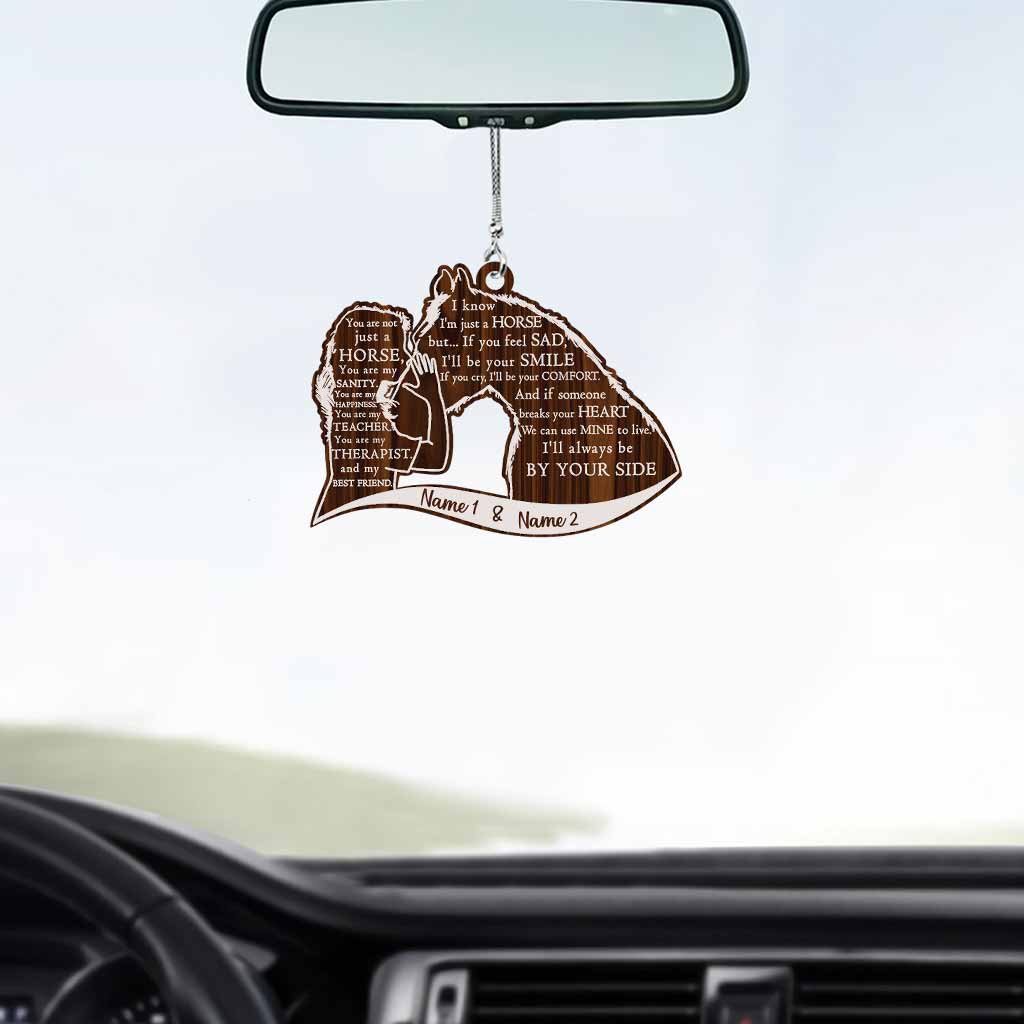 I Know I'm Just A Horse - Personalized Transparent Car Ornament