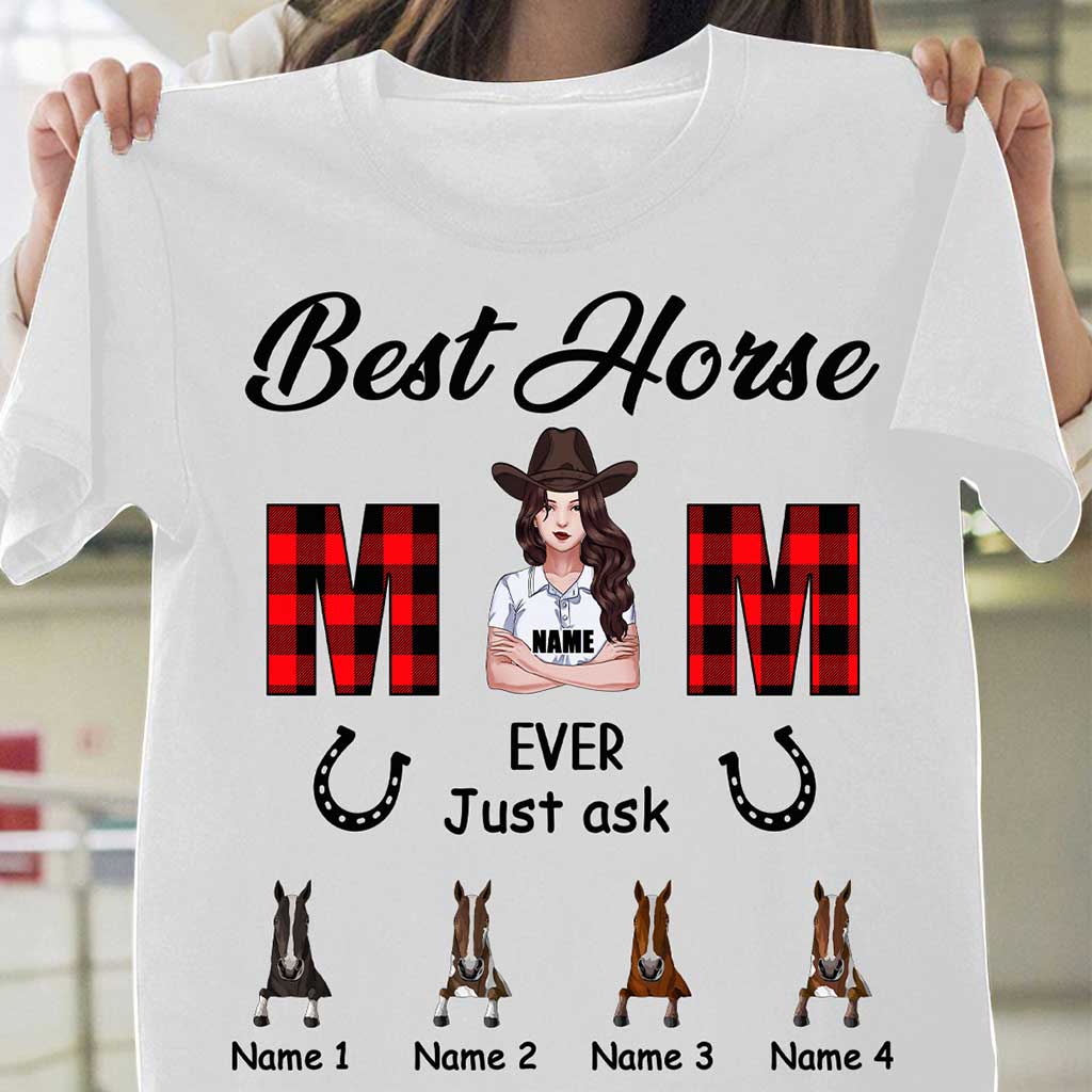 Best Horse Mom Ever - Personalized T-shirt and Hoodie