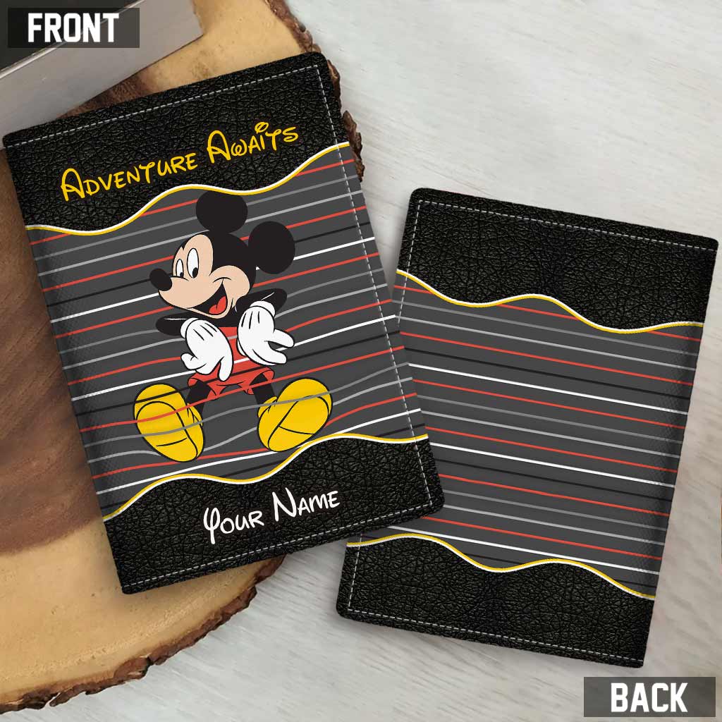 Adventure Awaits - Personalized Mouse Passport Holder