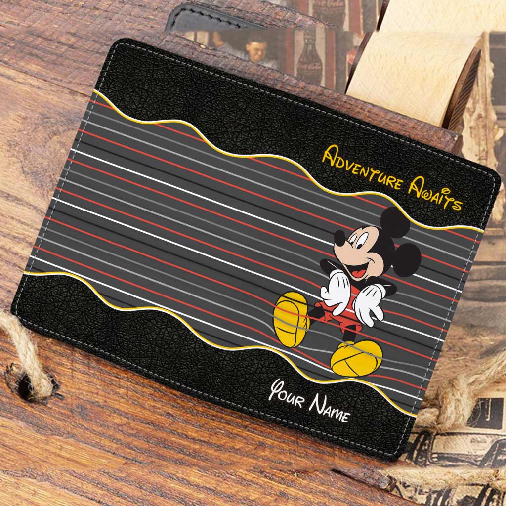 Adventure Awaits - Personalized Mouse Passport Holder