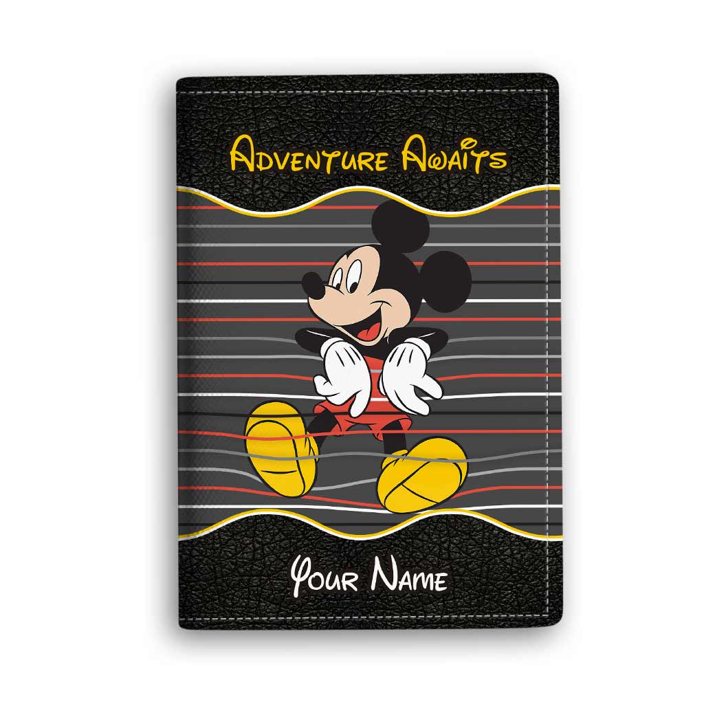Adventure Awaits - Personalized Mouse Passport Holder
