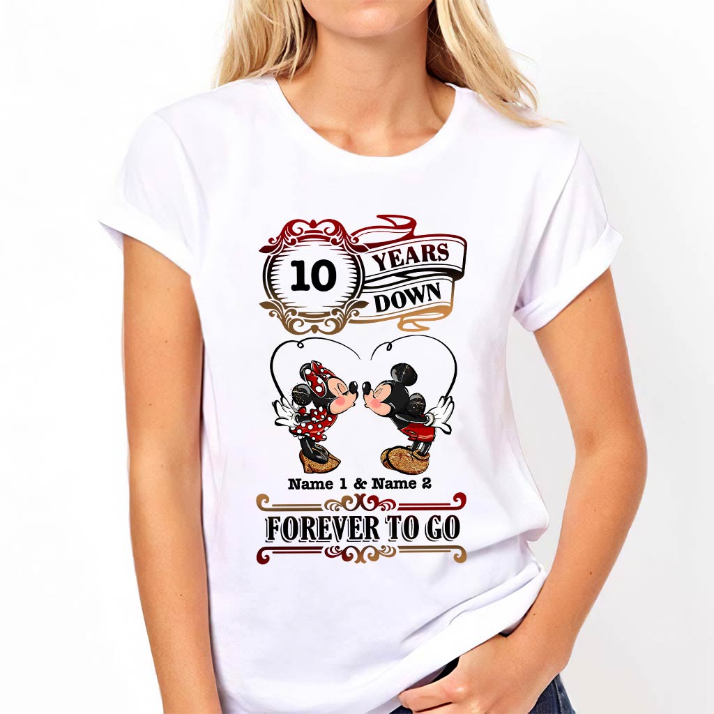 Forever To Go - Personalized Couple Mouse T-shirt and Hoodie