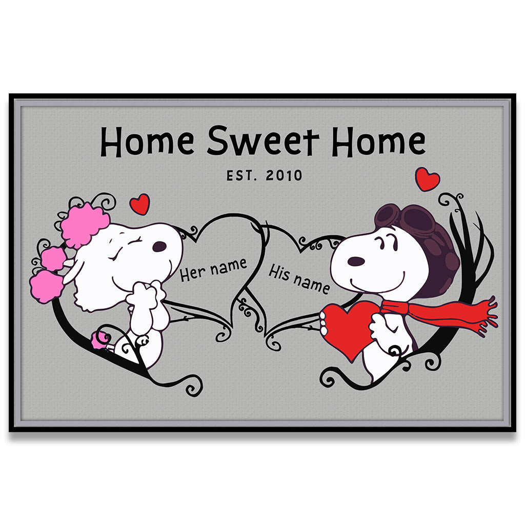 Home Sweet Home - Personalized Doormat