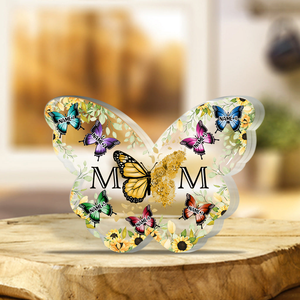 Mother And Children - Personalized Mother's Day Mother Custom Shaped Acrylic Plaque