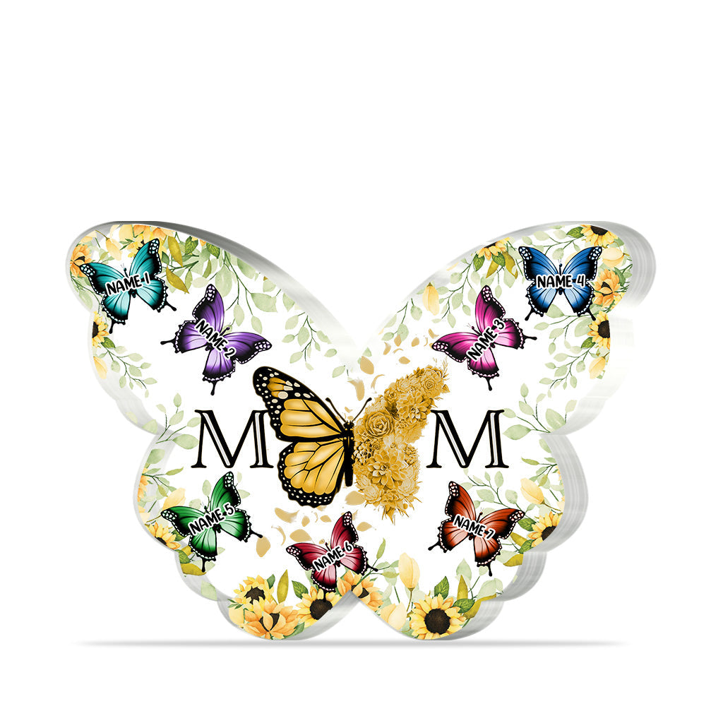 Mother And Children - Personalized Mother's Day Mother Custom Shaped Acrylic Plaque