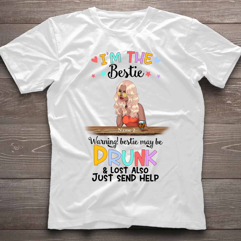 If Lost Or Drunk - Bestie Personalized T-shirt And Hoodie