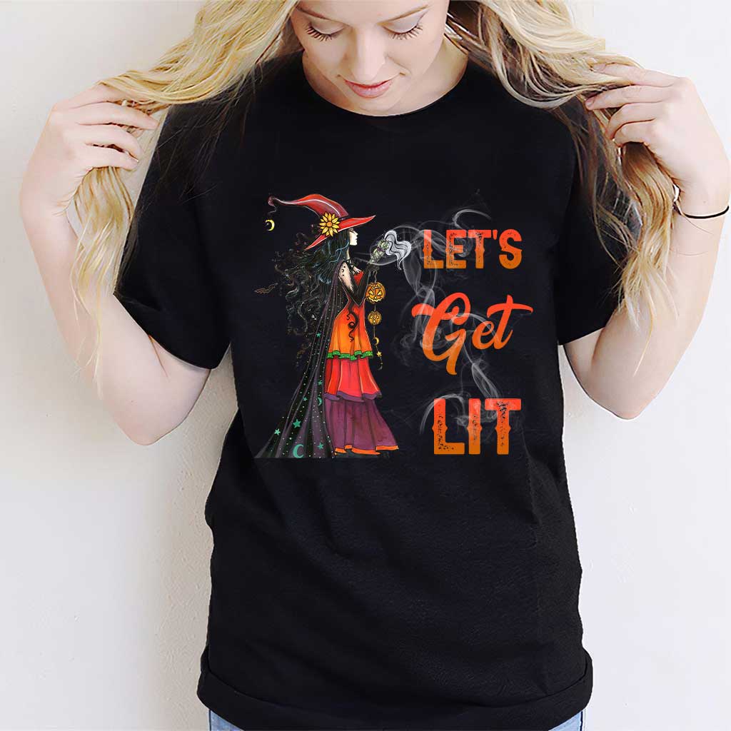 Let's Get Lit - Witch T-shirt and Hoodie