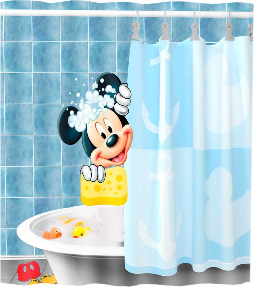 Get Naked - Mouse Shower Curtain