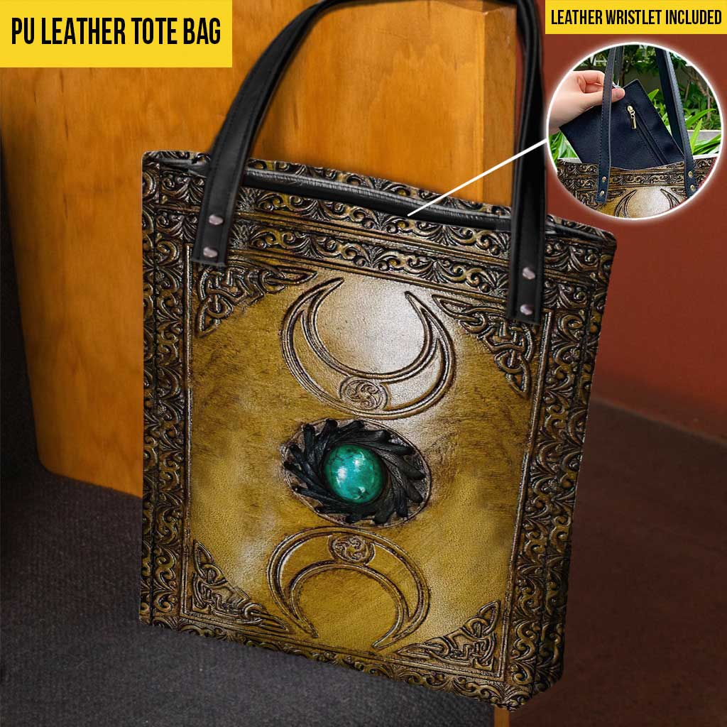 Triple Moon Third Eye Witch 3D Pattern Print Tote Bag