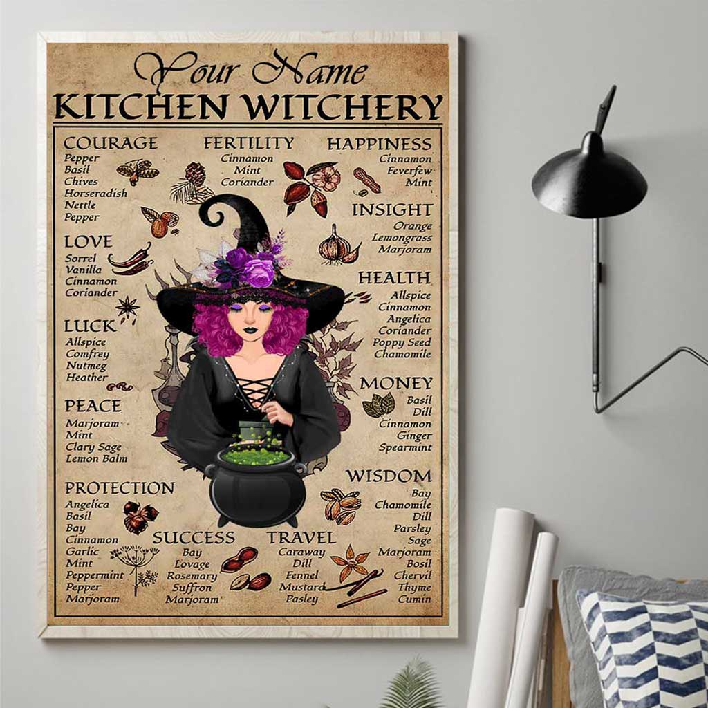 I Believe In God And Goddess - Witch Personalized Poster 092021