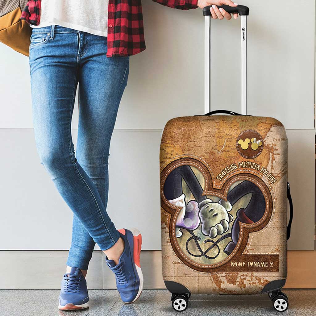 Traveling Partners - Personalized Mouse Luggage Cover