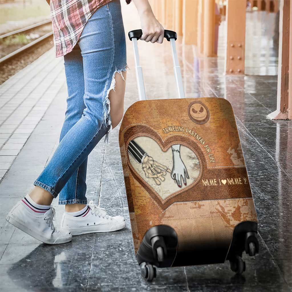 Traveling Partners - Personalized Nightmare Luggage Cover