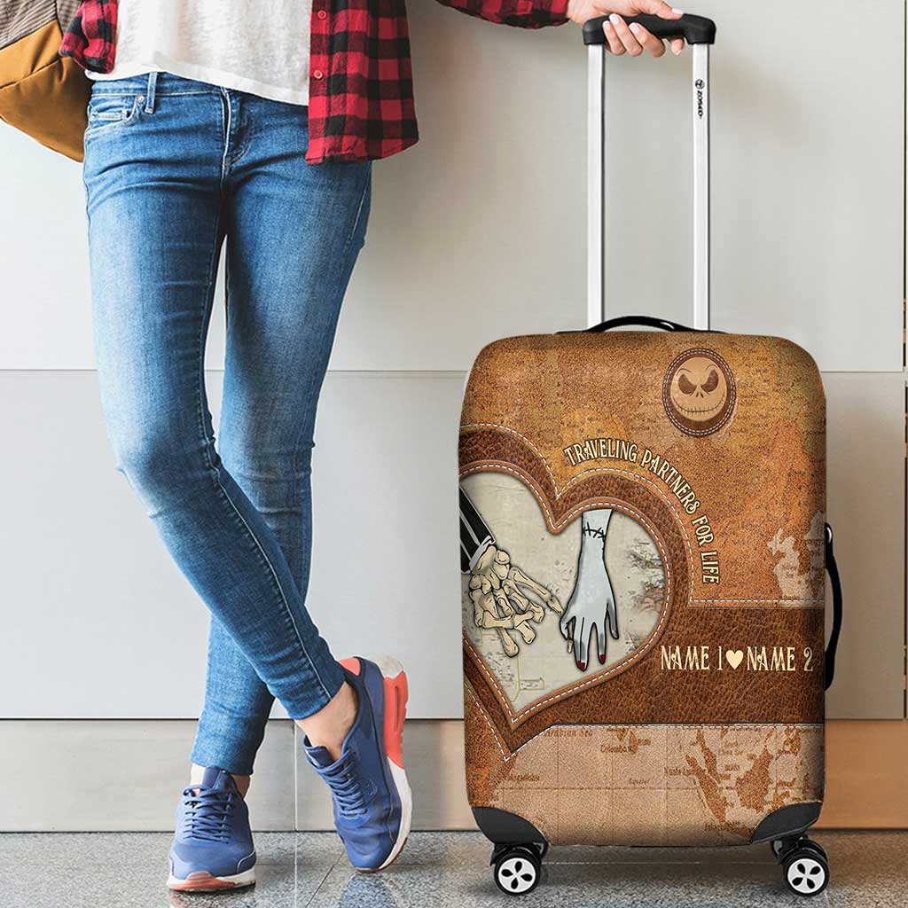 Traveling Partners - Personalized Nightmare Luggage Cover