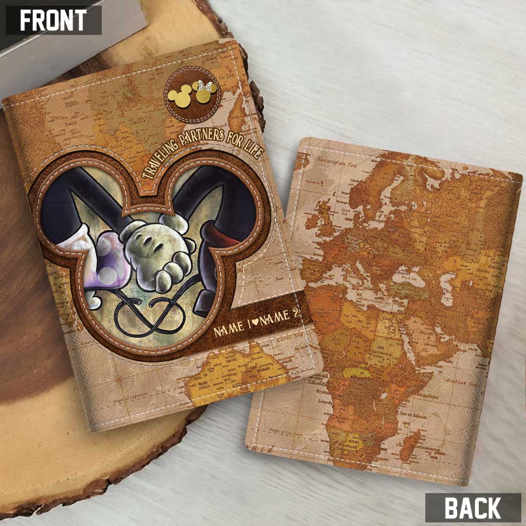 Traveling Partners - Personalized Mouse Passport Holder