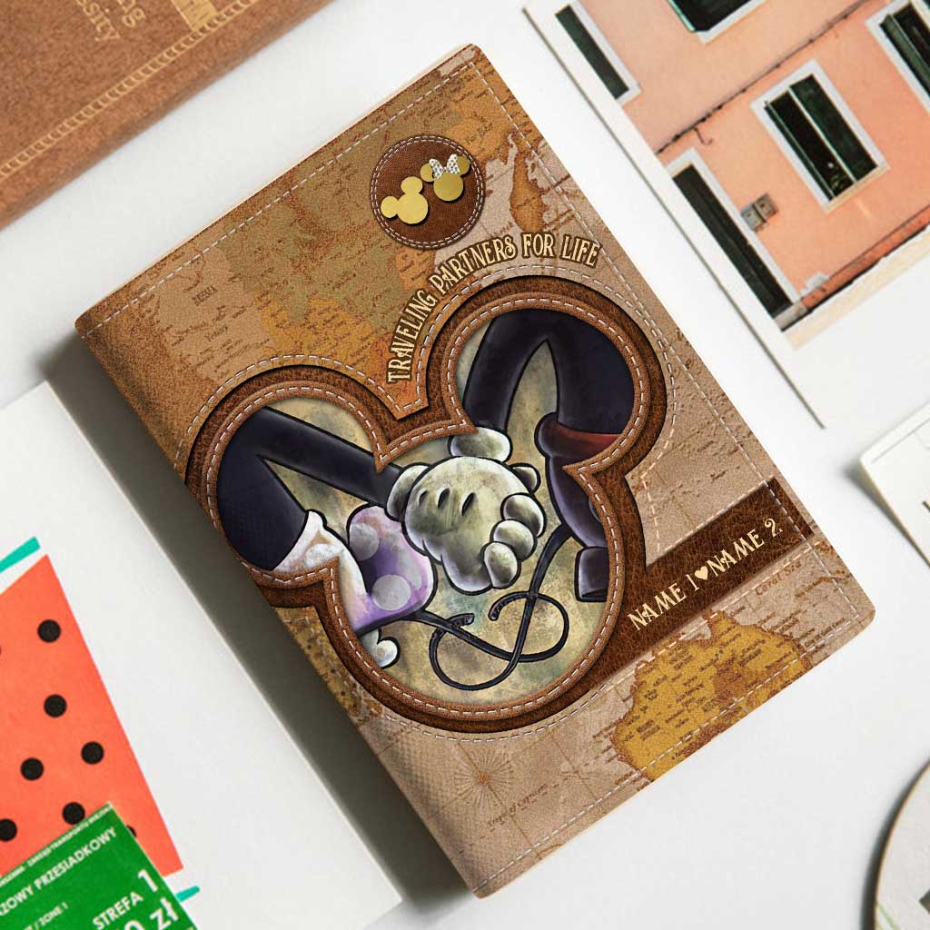 Traveling Partners - Personalized Mouse Passport Holder